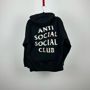 DS ASSC Desert Camo Logo Storm Black Hoodie  Size Large